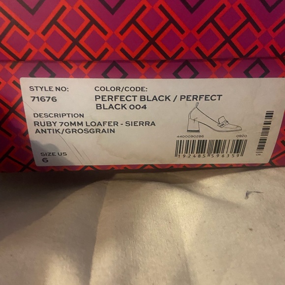 BRAND NEW IN BOX! Tory Burch Perfect Black Ruby Pump sz 6 NEVER WORN! - Picture 2 of 6